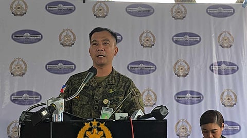 Philippine Army spokesperson Col. Louie Dema-ala (Photo by Lade Kabagani)