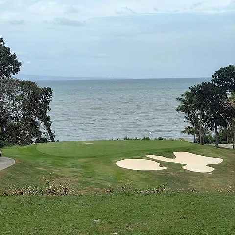 The iconic 11th hole at Puerto Azul (now Zamora Championship Course) is a stunning par-3 that measures 136 yards from the white tees.