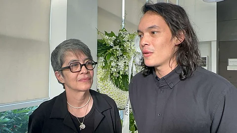 Marites Gutierrez and son Chris, thanks fans for their support and prayers.