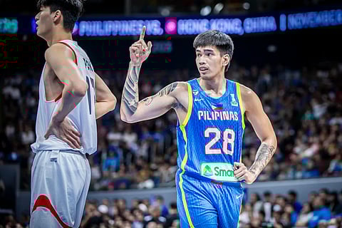 Keivn Quiambao will be available for Gilas Pilipinas in the third window of the FIBA Asia Cup Qualifiers next month.