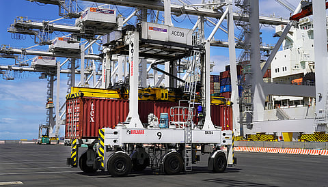 Victoria International Container Terminal, International Container Terminal Services Inc.’s operation at the Port of Melbourne, has purchased four new hybrid automatic container carriers to expand capacity and reduce emissions.