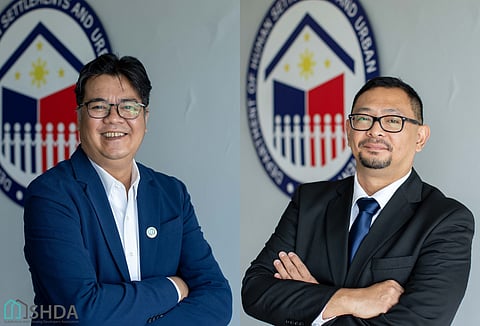 SHDA chairman architect Leonardo Dayao Jr. (left) and SHDA National President engineer Francis Richmond Villegas.