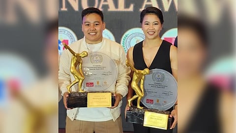 Paris Olympic bronze medalists Nesthy Petecio (left) and Aira Villegas are set to kick off training camp in Baguio City.