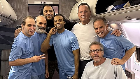 US President Donald Trump's special envoy said on 31 January 2025, after meeting with Venezuela's leader Nicolas Maduro that he was returning to the United States with six Americans released from detention by Caracas.