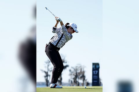 Kim A-lim fires a three-under 69 for a three-shot lead after two rounds in the Tournament of Champions in Orlando.