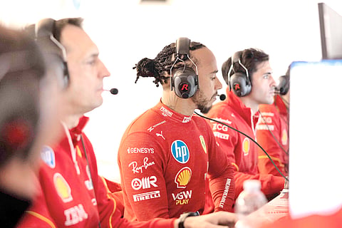 LEWIS Hamilton brings his champion’s focus to their Barcelona test.