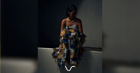 ‘ELENA’ top and ‘Jane’ patchwork skirt.