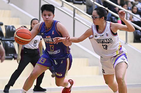 AFRIL Bernardino shines, towing Philippine Navy to a 72-65 victory over the Pilipinas Aguilas in the WMPBL at the Mandaluyong City College Science and Technology Gym late Sunday.