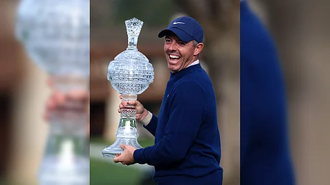 RORY McIlroy smiles after ruling the Pebble Beach Pro-Am to capture his 27th career US PGA Tour title.