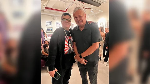 Reb Belleza with Eddie Boy Escudero.