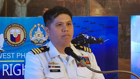 Navy spokesperson Captain John Percie Alcos