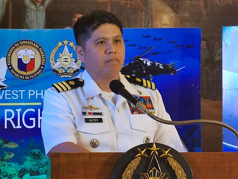 Navy spokesperson Captain John Percie Alcos