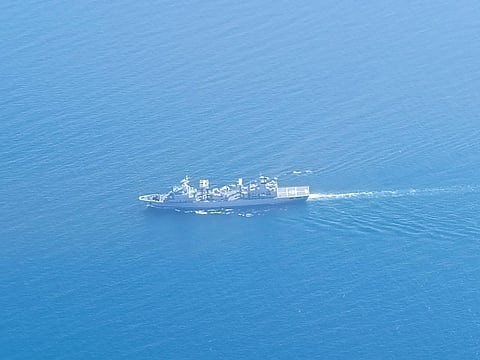 Chinese gray ships in Phl archipelagic waters exit thru Basilan channel