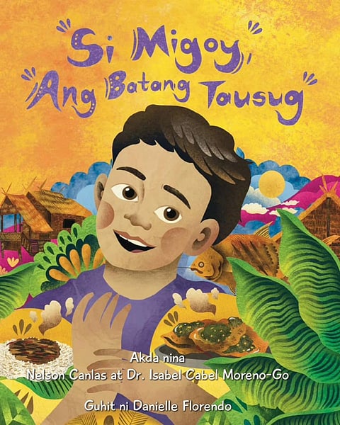 Cover art of children's book "Si Migoy, Ang Batang Tausug"