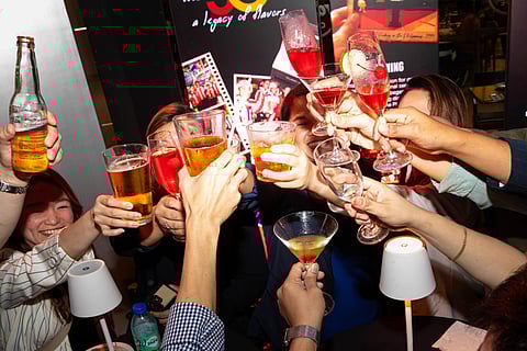 TOASTING three decades of good food and the best times.