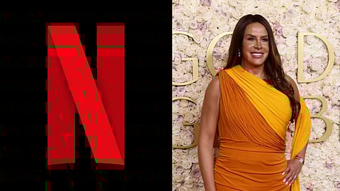 Spanish actress Karla Sofia Gascon arrives for the 82nd annual Golden Globe Awards at the Beverly Hilton hotel in Beverly Hills, California, on 5 January 2025.