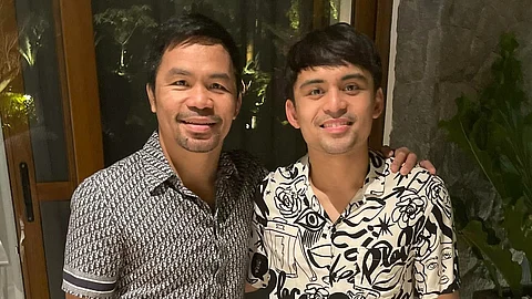 Manny Pacquiao shares heartfelt message for son Jimuel on social media.