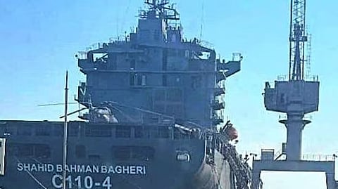 During the launching event, Guards naval commander Alireza Tangsiri stated that the carrier, known as the Martyr Bahman Bagheri, is a commercial vessel that has been converted into a drone carrier during the last two and a half years.