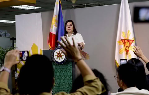 ‘God save the Philippines’ So says Vice President Sara Duterte during a press conference on Friday, a day after the House of Representatives impeached her for culpable violations of the Constitution.