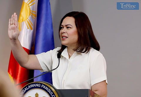 (FILE PHOTO) LOOK: On Friday, 7 February 2025, Vice President Sara Duterte held a press conference at the Central Office of the Vice President in Mandaluyong City.