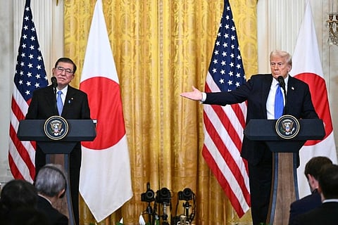 Trump, Ishiba slam China’s sea foray