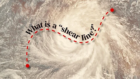 What is a 'shear line' and why is it dominating local weather news?