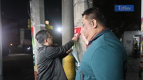 Comelec Chairperson George Garcia inspects various areas in Manila to check campaign materials being posted in public and take it down for "Operation Baklas" on 11 February 2025. | Aram Lascano