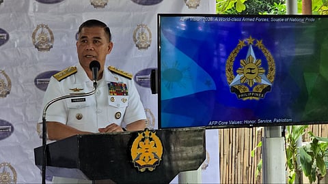 Navy spokesperson for the West Philippine Sea (WPS), Rear Admiral Roy Vincent Trinidad