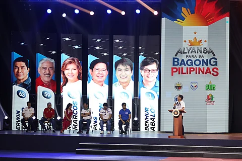 ‘Clean’ slate Saying their candidates have ‘no blood in their hands from tokhang,’ among other alleged sins, President Bongbong Marcos at the Alyansa Para sa Bagong Pilipinas proclamation rally presented administration bets on Tuesday, 11 February.