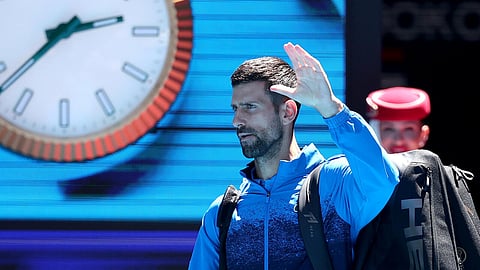 Novak Djokovic pulled out of his Australian Open semi-final against Alexander Zverev after losing the first set