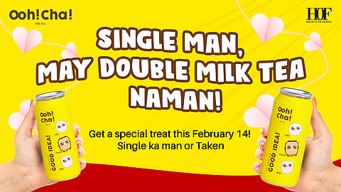 Ooh Cha Milk Tea's Valentine's Day promo has you covered on date night