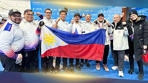 Philippine men’s curling team