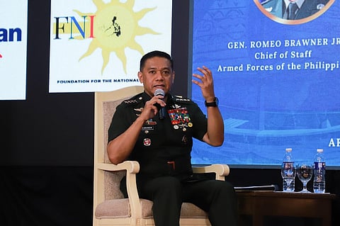 Armed Forces of the Philippines chief General Romeo Brawner Jr. (file photo)