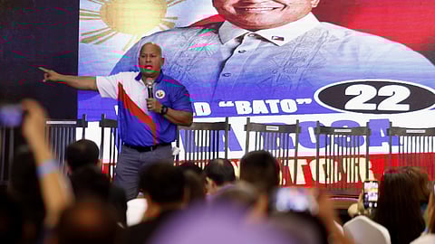 Dela Rosa, Duterte take swipes at Marcos’s remarks during proclamation rally