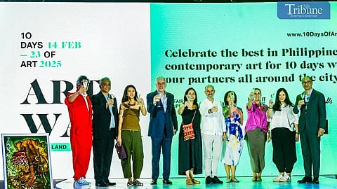 Ayala Corporation officials and Philippine art scene figures