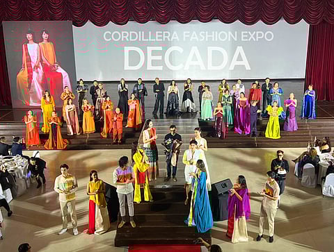 Baguio designer Harvic Dominguez amd his entire Decada collection.