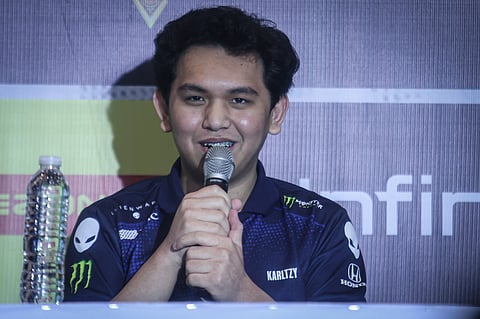 KarlTzy at MPL Season 15 kick-off press conference