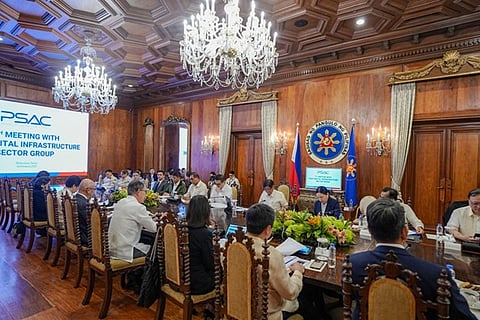 PSAC Digital Infrastructure advocates for faster telecom deployment and the JuanSIM ng Bayan program to bridge the digital divide and support inclusive growth in remote areas. (Photo from the Presidential Communications Office)