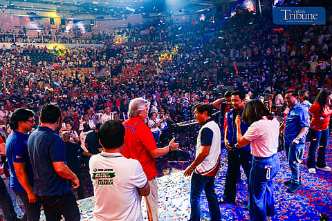 Alyansa senatorial candidates with President Marcos