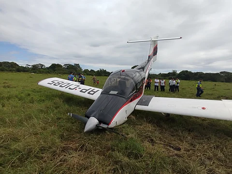 Training plane makes emergency landing in Bulacan; pilots safe