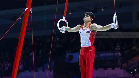 Carlos Yulo and other Filipino gymnasts will not be competing in the FIG Apparatus World Cup this year.