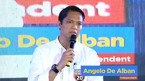 Senatorial bet Atty. Angelo de Alban