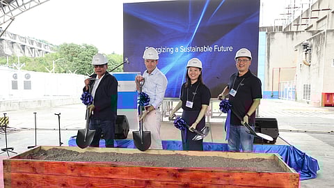 FROM left: Ramon Mayor Jesus Laddaran, Norwegian Ambassador Christian Halaas Lyster, Scatec VP for Business Development and Country manager Andrea Co, and SNAP president and CEO Joseph Yu lead the groundbreaking ceremony for SNAP’s Magat BESS Phase 2 at the Magat Hydroelectric Plant in Ramon, Isabela.
