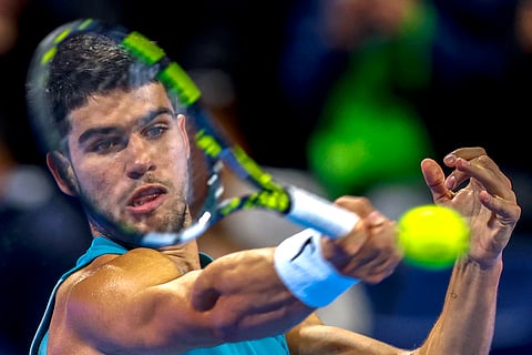 Carlos Alcaraz makes an early exit following a 6-3, 3-6, 6-4 loss to Jiri Lehecka in the quarterfinals of the Qatar Open in Doha.
