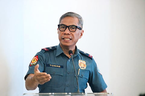Criminal Investigation and Detection Group (CIDG) chief Police Major Gen. Nicolas Torre III