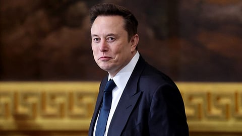 Elon Musk attends the presidential inauguration of Donald Trump at the Rotunda of the U.S. Capitol in Washington, U.S., 20 January 2025.