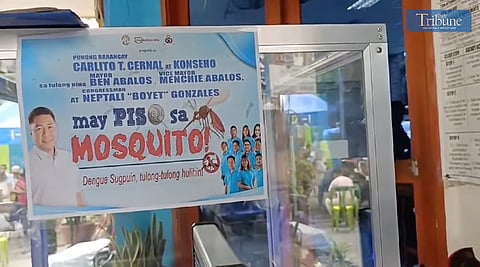 The local government of Barangay Addition Hills in Mandaluyong City has launched an initiative to curb the spread of dengue. As part of the program, residents are rewarded with P1 for every five mosquitoes caught in an aquarium. The effort comes in response to rising dengue cases in the area. | Analy Labor