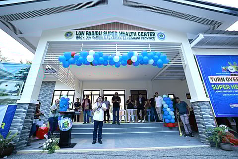 Bong Go joins turnover of Super Health Center in Malapatan, boosts grassroots healthcare access