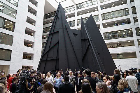 Protesters against the Department of Government Efficiency's (DOGE) federal worker layoffs gather at the Senate Hart Office Building on Capitol Hill in Washington, DC, on 25 February 2025 Employees of the US federal government on 24 February faced a deadline imposed by Elon Musk that required them to explain their work achievements in an email or potentially lose their jobs.