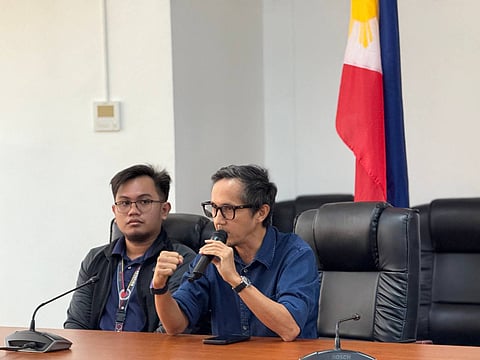 Vivencio Dizon holds first media briefing as the Secretary of the Department of Transportation on Tuesday.